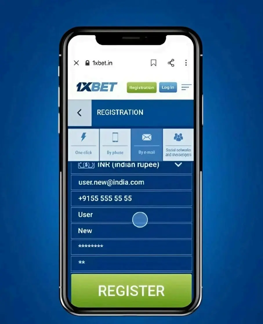 Registration & Login Process of 1xBet